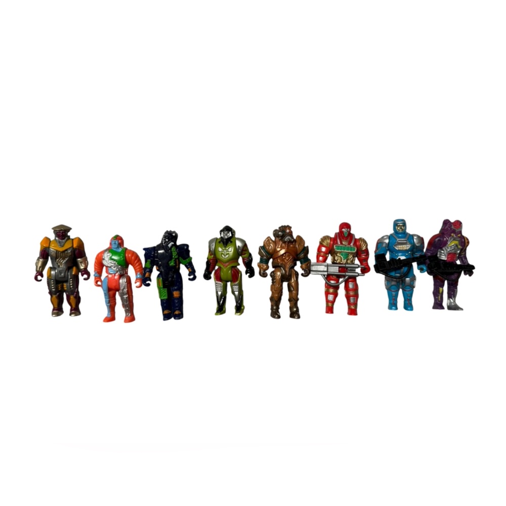 1989 Vintage Mattel Computer Warriors Action Figure Lot